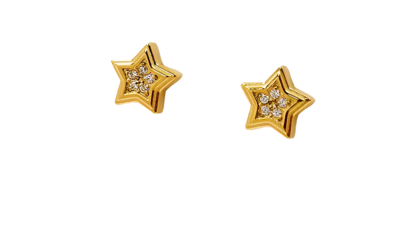 Tiny stud earrings