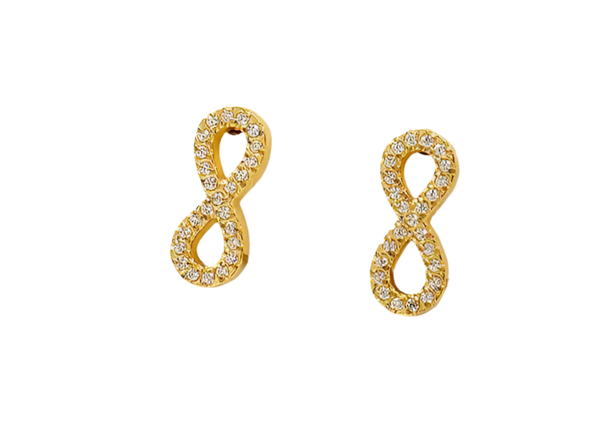 Tiny stud earrings
