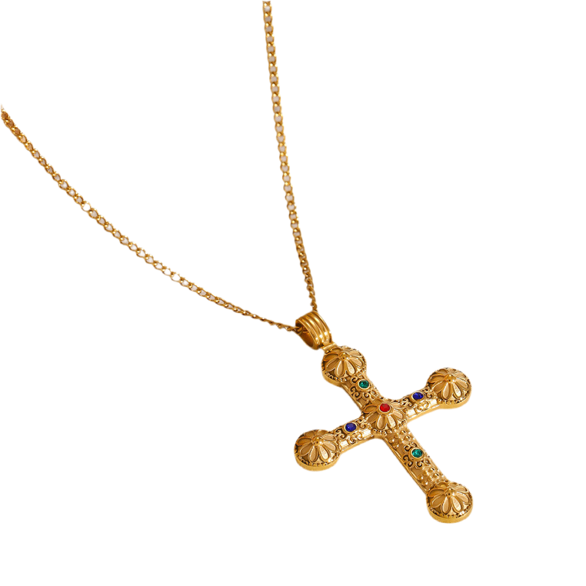 Maria Cross Necklace