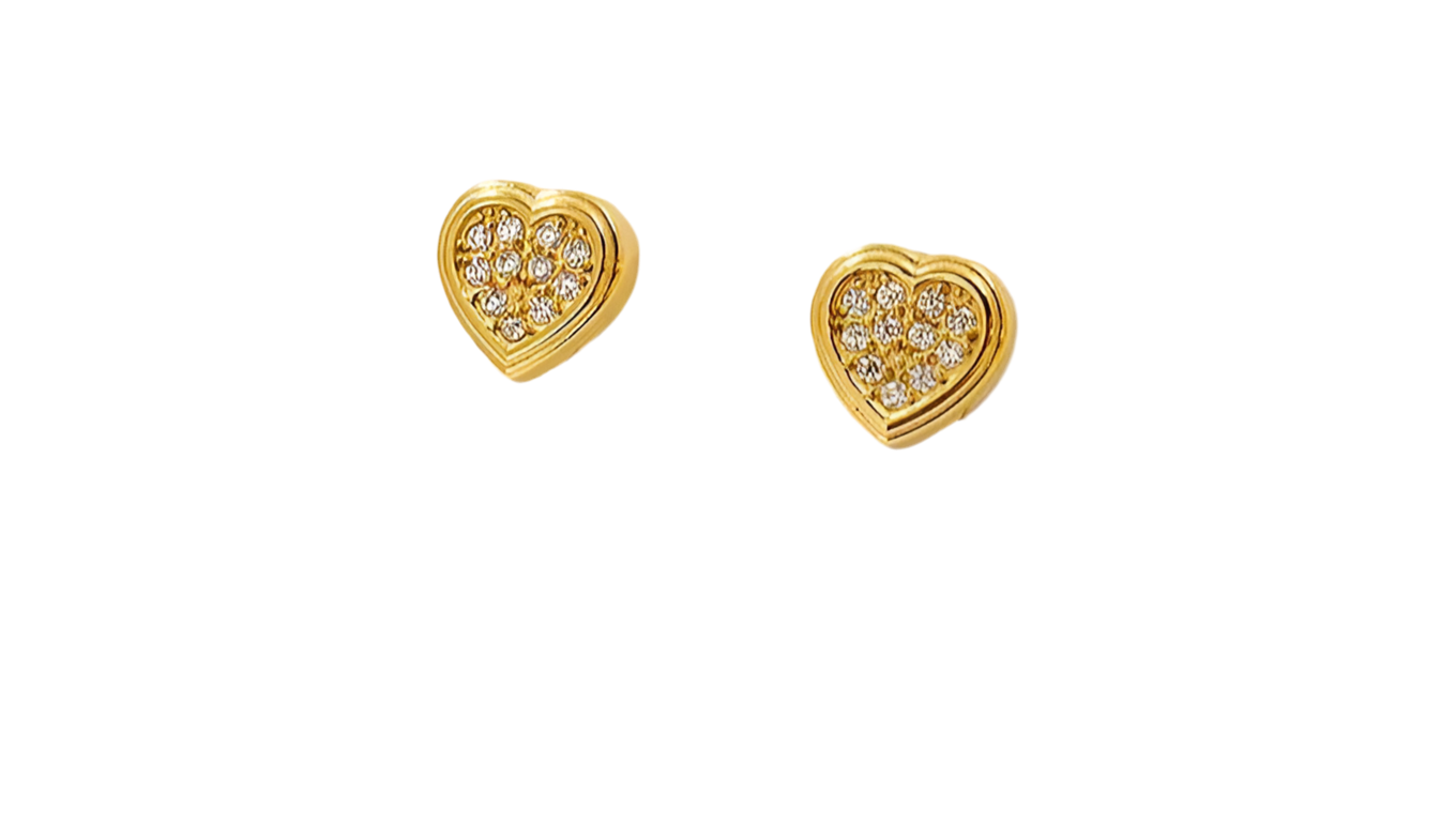 Tiny stud earrings