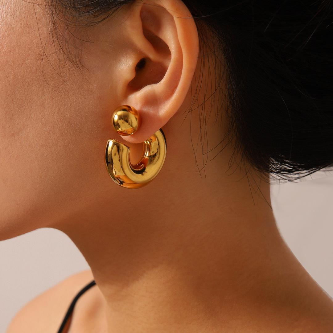 Chloe chunky hoop earring